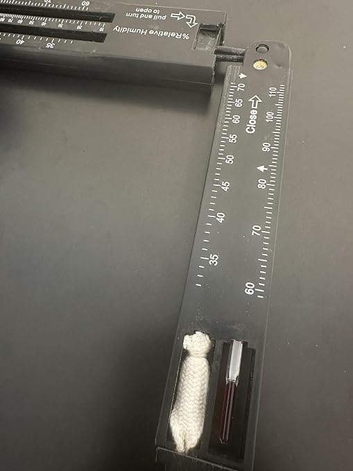 Compact Sling Psychrometer; 20/120F (Fahrenheit)
