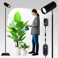 30W Full Spectrum Grow Light, 5000LM High-CRI COB LED Floor Lamp with 6/8/12H Timer, Adjustable Height (28"-83") & Angle, Grow Lights for Indoor Plants, Succulents & Flowers (daylight 6000K)
