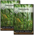 Sow Right Seeds - French Tarragon Seeds for Planting - Non-GMO Heirloom Packet with Instructions to Plant an Outdoor or Indoor Herb Garden - Culinary Leafy Green - Long Lasting Perennial Seasoning (2)