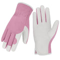 Gardening Gloves, Garden Gloves for Women and Men, Thorn Proof Working Gloves, Durable Leather Work Garden Gloves for Yard & Outdoor Work, Pink, S