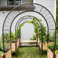 Gardener’s Supply Company Arch Trellis | Garden Arbor fits 2' x 4' Elevated Planter Boxes for Climbing Plants, Vegetables and Flowers | Decorative Outdoor Gardening Landscape