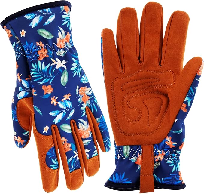 Gardening Gloves, Breathable Polyester Fiber Garden Gloves