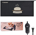 Sourdough Proofing Mat for Home Baking, Thermostat Controlled Sourdough Starter Warmer, 10"x20" Timer Dough Warming Pad, Adjustable Temperature Heating Mat for Dough Riser and Fermentation, 40W