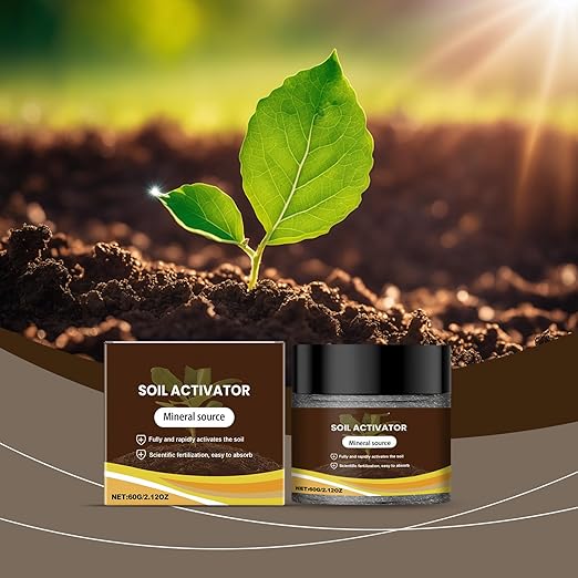Soil Pro Activator for Plants, Soil Activator Mineral Source, Soil Improvement Loosening Agent, Plant Growth Enhance Supplement, Unlock Explosive Plant Growth (60g 1pcs)