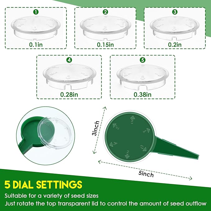 Dreyoo 1 Pack Upgrade Soil Block Maker Hand Held, Manual Blocking Tool for Seed Starting with Dispenser, Garden Potting Soil for Indoor Outdoor Plants, No Transplant Shock (5 Cell,1 1/2 Inch)