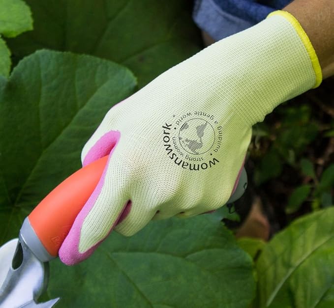 Womanswork Weeding Glove, Pink, Medium
