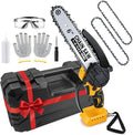 6 Inch Mini Chainsaw for Dewalt Battery 20v, Battery Powered(No Battery Included), Auto-Oiler, Brushless Hand-held Chain Saw with Safety Kit and Carrying Case for Wood Cutting,Tree Trimming/Pruning