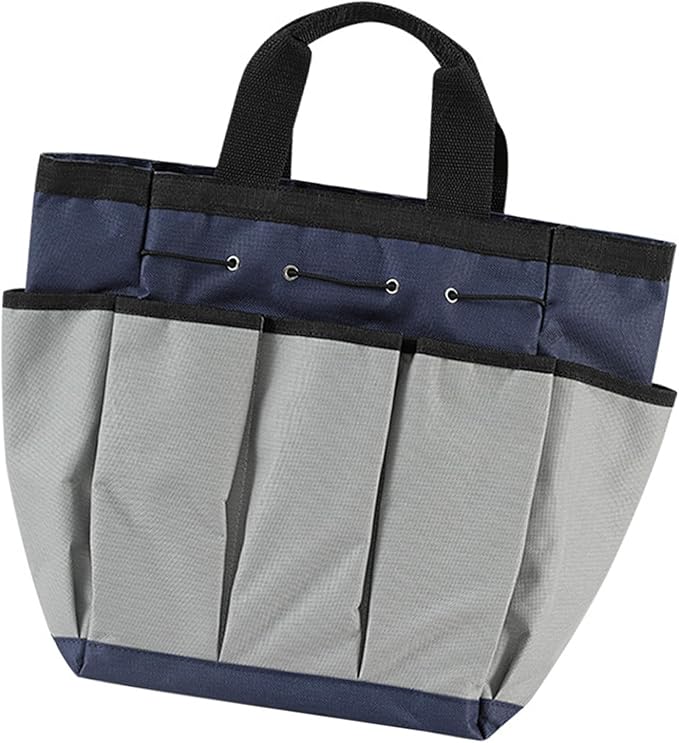 Multipurpose Garden Tool Storage Bag with Reinforced Handle Multiple Compartments Durability Cloth for Landscaping Use Multipockets Garden Tool Organizers