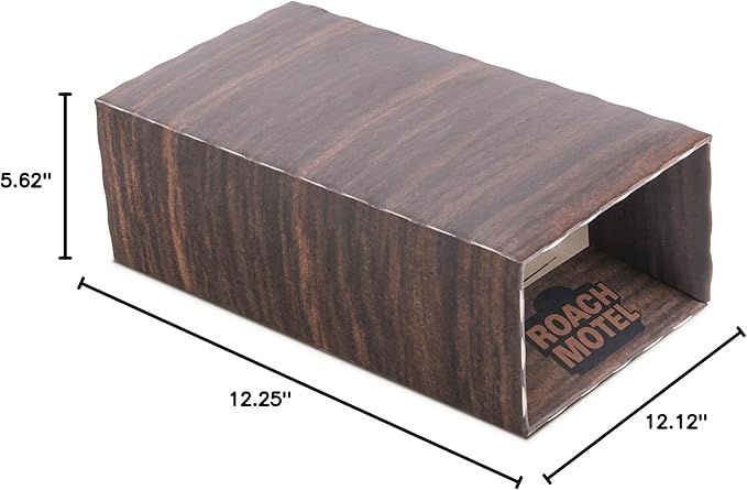 Roach Motel Traps 2 Count, Contains No Pesticides, Hides Dead Bugs, 12 Pack