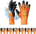 Waterproof Winter Work Gloves for Men and Women, Touchscreen, Freezer Gloves, Thermal Insulated, for Cold Weather