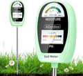 Soil Test Kit, 2-in-1 Soil Moisture Meter, Soil pH Meter -Dual Dial-Simultaneously-Display Results-Soil pH Tester, Moisture Meter for House Plants,Garden,Lawn,Farm Indoor&Outdoor-Green