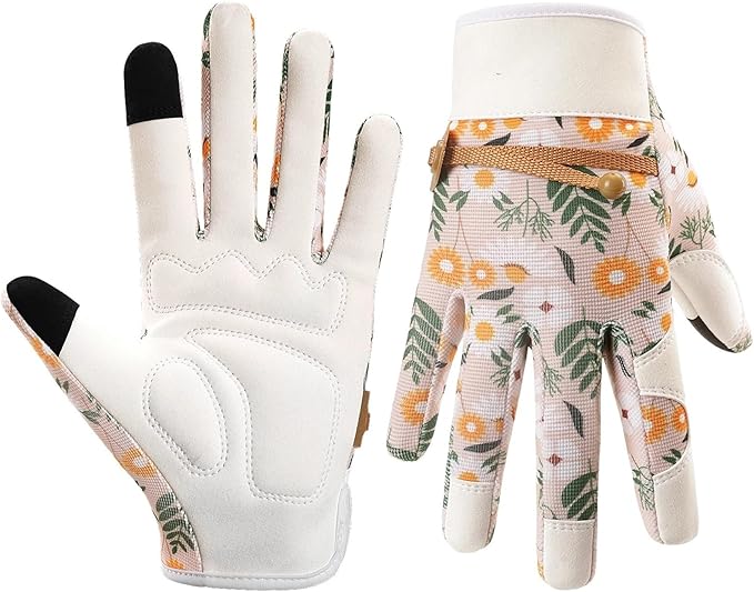 Thorn Guard Gardening Weeding Working Gloves, Breathable Leather Puncture For Digging Floral Planting Pruning