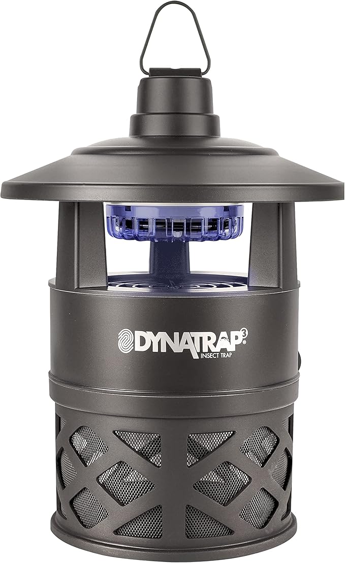 DynaTrap DT160-TUNSR 1/4 Acre Mosquito Trap & Flying Insect Trap – Kills Mosquitoes, Flies, Gnats, Wasps, & Other Flying Insects – Mosquito Zapper & Bug Zapper Outdoor Alternative – Tungsten