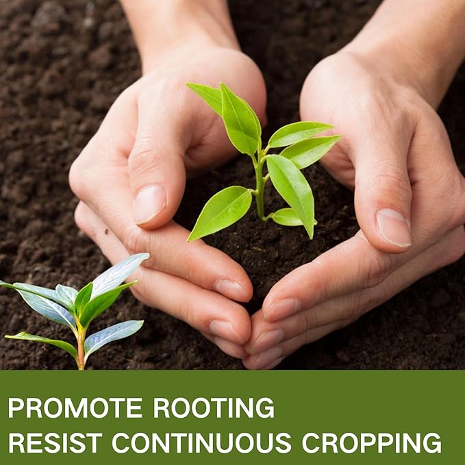2Pcs Soil Conditioner, Water-Soluble Soil Support for Indoor & Outdoor Plants, Garden Beds, Potting Mix & Seedling Compost, Improves Soil Conditions for Healthier Roots