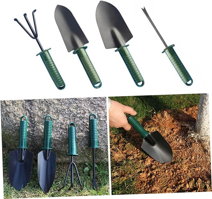 4pcs Set Kids Suit Grafting Tool Kit Trowel Garden Tool Plant Kits for Kids Garden Tools Garden Hand Cultivator Outdoor Gardening Supplies Plant Tools Mini Suite Toddler