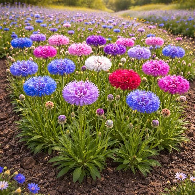 450+ Cornflower Seeds for Planting Outdoors – Heirloom Non-GMO Wildflower Seeds, Easy Grow Pollinator Friendly Garden Flowers for Spring Planting (Blue,450)