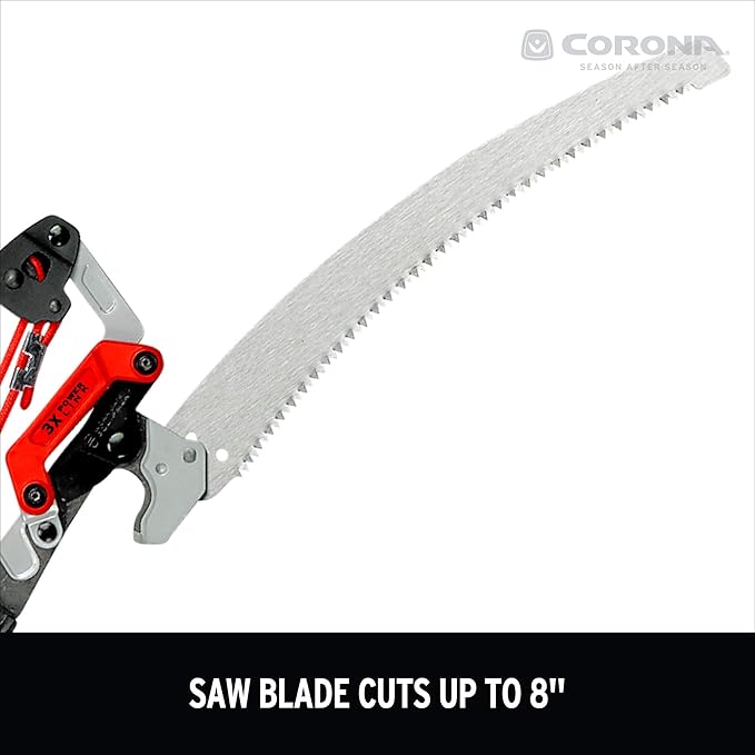 Corona Cipper 211252 TP 4212 DualLink Tree Saw and Pruner, 12-Foot, Feet, Red