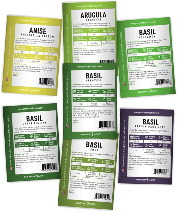 35 Medicinal Herb Seeds Variety Pack – Heirloom Non-GMO Healing & Culinary Herbs for Planting – Apothecary, Tea & Homestead Garden Kit