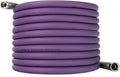 Camco EvoFlex 50-Ft Water Hose - RV Drinking Water Hose Contains No Lead, No BPA & No Phthalate - Flexible Design w/Stainless Steel Strain Relief Ends - 5/8” Inside Diameter, Purple (22586)