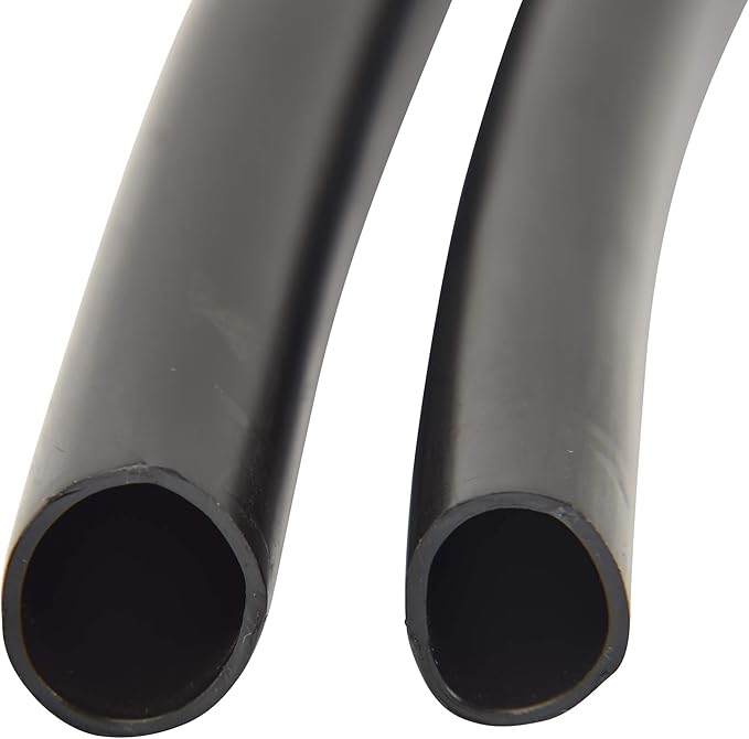 Raindrip 052010P 1/2 in. Drip Irrigation Supply Tubing, 100 ft., for Emitters, Irrigation Parts, and Drip Systems,Black Polythyrene (Pack of 2)