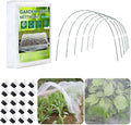 KLEWEE Garden Netting Kit for Raised Beds, 10 x 33 ft Ultra Fine Mesh Netting and 6 Sets Fiberglass Garden Hoops, Garden Bed Row Covers for Plants Vegetables from Animals Barrier Insects Bugs