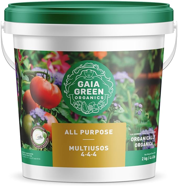 GAIA GREEN All-Purpose Soil Supplement for Resilient Crop Growth Ideal for Household Plants, Urban Gardens, Lawns, and Greenhouses, 2 Kilos