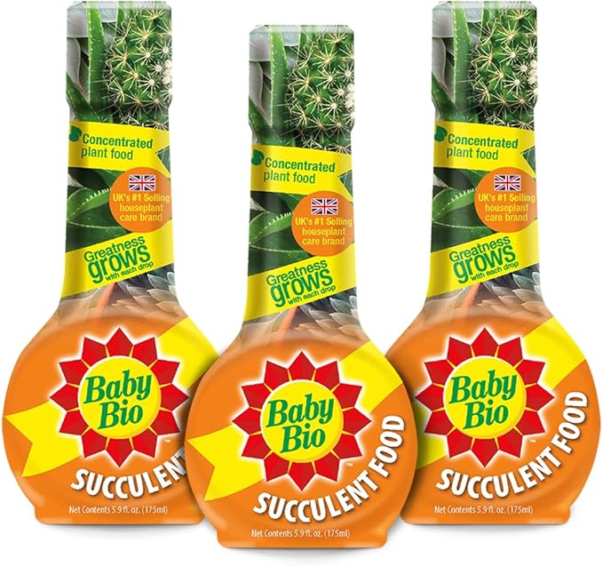 Baby Bio Succulent Food, Concentrate, 5.9 Oz (3-Pack)