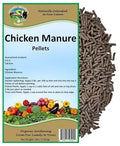 Chicken Manure Pellets 4 Pounds - Nutrient-Rich, Slow-Release Fertilizer with Nitrogen, Phosphorus & Potassium for Healthy Plant Growth and Soil Improvement - Lancaster Agriculture Products