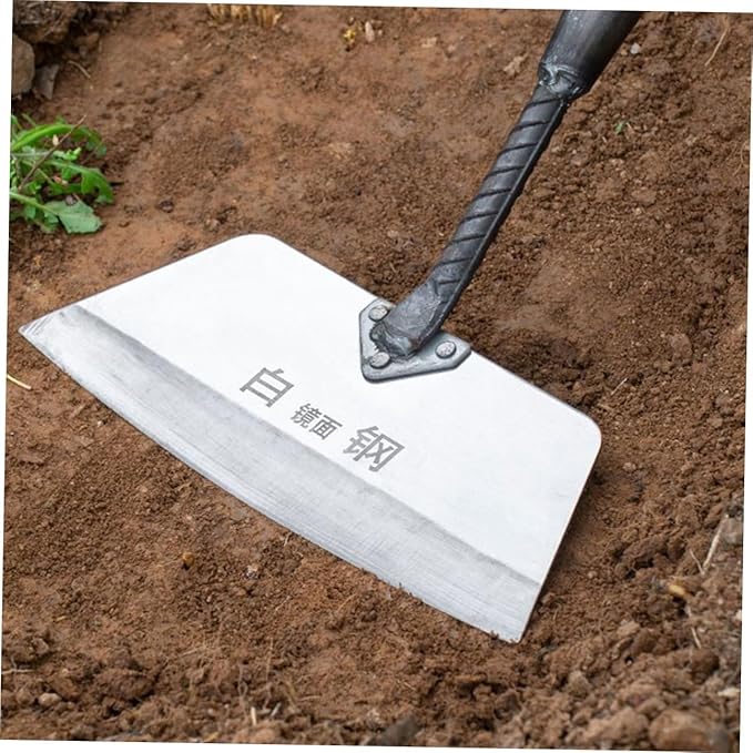 Gadpiparty Hardened Manganese Steel Garden Trowel and Hand Shovel for Weeding, Lawn Care, Heavy Duty Gardening Tool with Push Blade, Outdoor Garden Weed Removal Tool