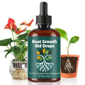 Root Drops, Root Growth Aid Drops, Rooting Hormone for Cuttings, Houseplant Prop Drops, Propagation Drops for Faster Roots & Less Shock, Liquid Formula for Indoor Water & Soil Propagation (4 OZ)