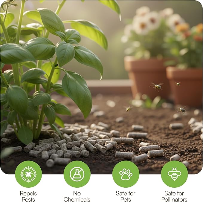 Eco-Fleece Wool Pellets – 5 lb Natural Sheep Wool Pellets for Gardening - Improve Soil Aeration, Water Retention & Naturally Plant Strength Focus and Seed Starter Soil for Healthy Growth