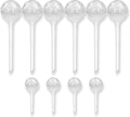 Automatic Plant Watering Globes, Self Watering Planter Inserts (Set of 10) | Clear Plastic Bulbs | 6 × 300ml + 4 × 70ml | Indoor & Outdoor Use
