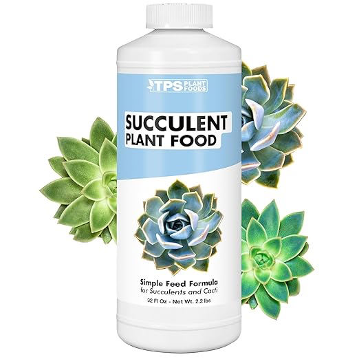 Succulent Plant Food – Gentle Liquid Fertilizer for Succulents & Cactus, 32 oz