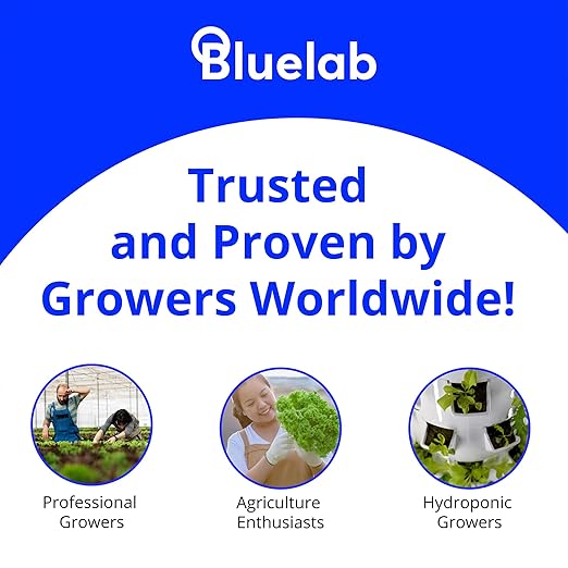 Bluelab PROBPH pH Probe for Water, Replacement Electrode for Meter, Monitor, and Controller with Easy Calibration, Tool for Hydroponic System and Indoor Plant Grow