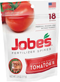 Jobe’s Garden Fertilizer Spikes, Easy Plant Care Fertilizer for Tomato Plants, 18 Count