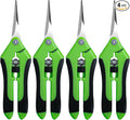 EWPJDK 4 Pack Garden Shears, Stainless Steel Shears Gardening Tools, Scissors, Garden Clippers, Pruning Shears for Gardening Shears & Scissors (Green)