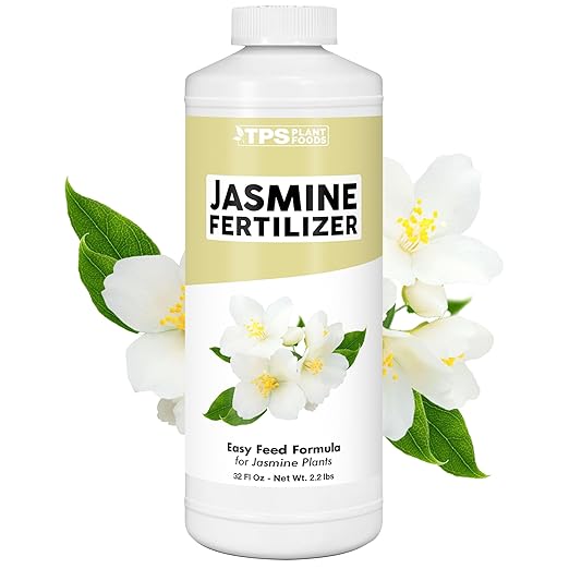 Jasmine Fertilizer for All Flowering Jasmine Shrubs and Vines, Liquid Plant Food, 32 oz (1 Quart)