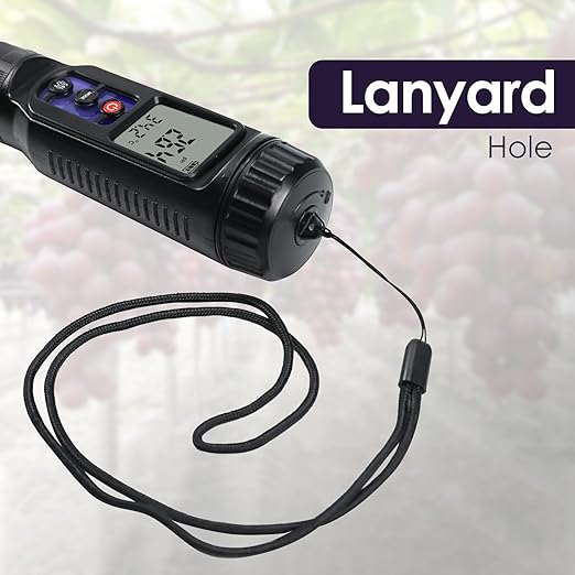 pH Meter for Food 3-in-1 Digital pH EC Temperature Meter with ATC, Food pH Tester for Checking Fermentation/Bread Dough/Sausages, Waterproof pH Probe Meter for Cosmetics, Solid and Soft Soil Sample