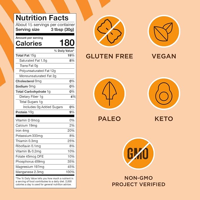 Manitoba Harvest Hemp Hearts, Shelled Hemp Seeds - 16oz - 10g Plant Protein & 12g Omega 3 & 6 per 30g serving - Easy to Digest with 9 Amino Acids - Gluten Free, Non-GMO Project Verified