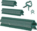 Plant Support Clips, 80 PCS Gentle Flower Plant Clamps for Supporting Vine Climbing Plants Plant Clips Garden Clips for Tomato Cage 2 Sizes in one Pack