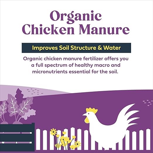 Organic Fertilizer Biochar Activated with Chicken Manure Indoor Outdoor Plant Food, Kid and Pet Safe, No Odor for Soil, Flowers, Potted Plants, Raised Beds, Vegetable Garden, Compost, 4 oz