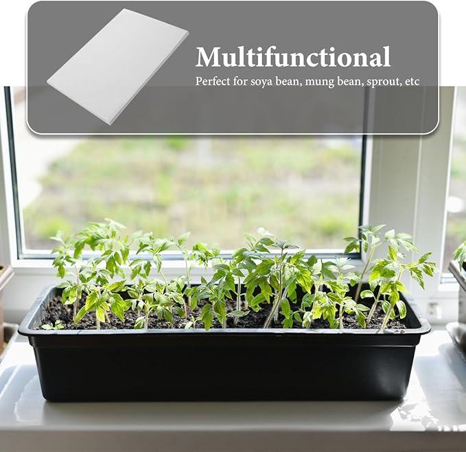 100pcs Sprouter Germinating Paper for Microgreens Planting Vegetable, Leak-Proof and Moisturizing Sprout Paper for Plant Flower Garden and Farm Use 10.23x7.08 Inch