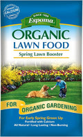 Espoma Organic Spring Lawn Booster 8-0-0 Natural & Organic Lawn Fertilizer. Long Lasting Slow-Release Nitrogen Enhanced with Calcium. 30 lb. Bag Covers up to 5,000 Sq. Ft.