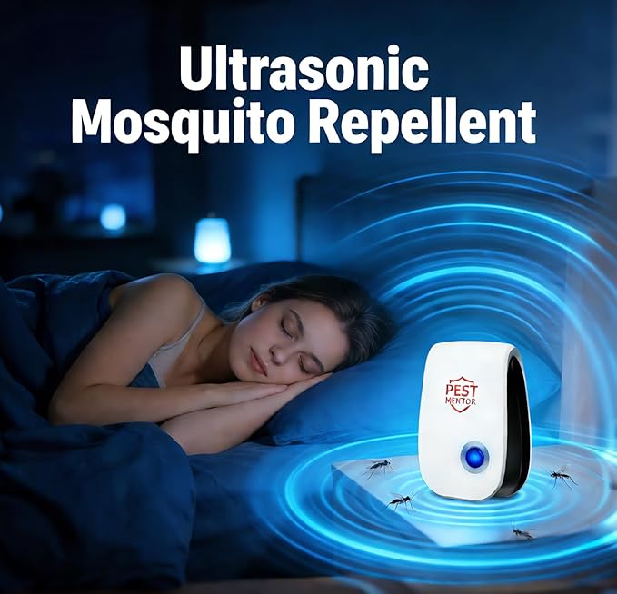 Upgrade Ultrasonic Pest Repellent Plug in, Electronic Rodent Repellent with Ultrasonic, Insect Repellent for Mouse Mice,Roach,Ant Spider, Indoor Pest Control for Home,Bedroom,Office – 10 Pack