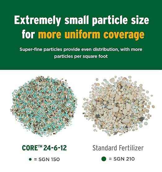 The Andersons Core 24-6-12 Professional-Grade All-Purpose Lawn Fertilizer - 18 lbs. Covers up to 6,200 sq. ft.