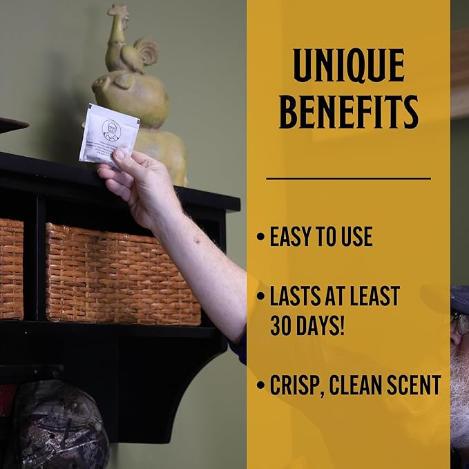 Grandpa Gus's Spider Repellent Pouches (10 Pouches) and Natural Ant, Roach & Spider Killer Spray (16 oz Bottle), Natural Formula Drives Crawling Insects Away, Safe for Use at Home, Cabin, RV & More