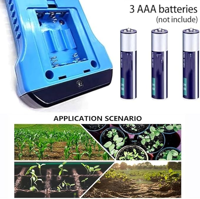 7 in 1 Soil Tester, NPK PH Moisture Nutrient Conductivity EC Meter, High Accuracy Digital Sensitive Fertility Test