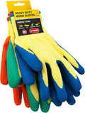 Nozzy Gardening Gloves for Men Women - 3 Pairs - Lightweight Thorn Proof, Good Grip DIY & construction Multi-Purpose