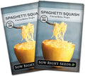 Sow Right Seeds - Spaghetti Squash Seeds for Planting - Non-GMO Heirloom Packet with Instructions to Plant and Grow an Outdoor Home Vegetable Garden - Roast and Enjoy Eating This Favorite Variety (2)