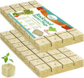 Legigo 1.2 Inch Rockwool Cubes Seed Starter Plugs for Hydroponics, RockWool Planting Grow Cubes for Hydroponic Tower Garden Soilless Cultivation Plants Germination Cutting Clone (2 Sheet, 72 Plugs)